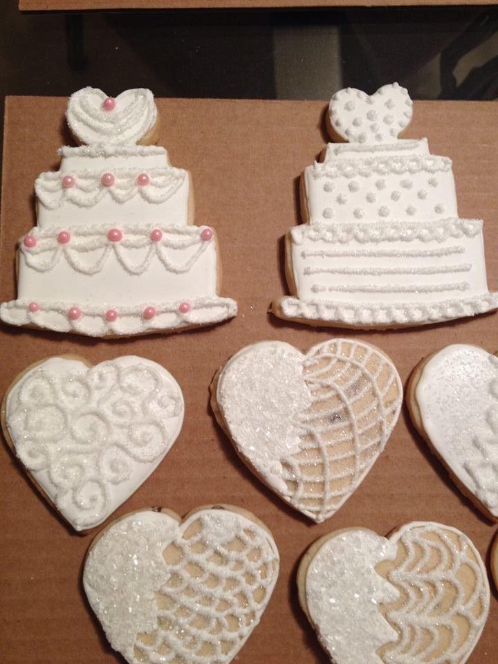 Wedding cake cookies Cookie Connection