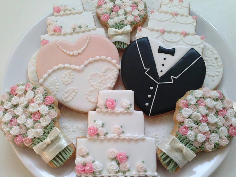 Image result for wedding cookies