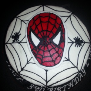 Evan's Spiderman Cake-3yrs old