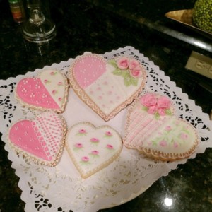 Valentine Cookies Tray
