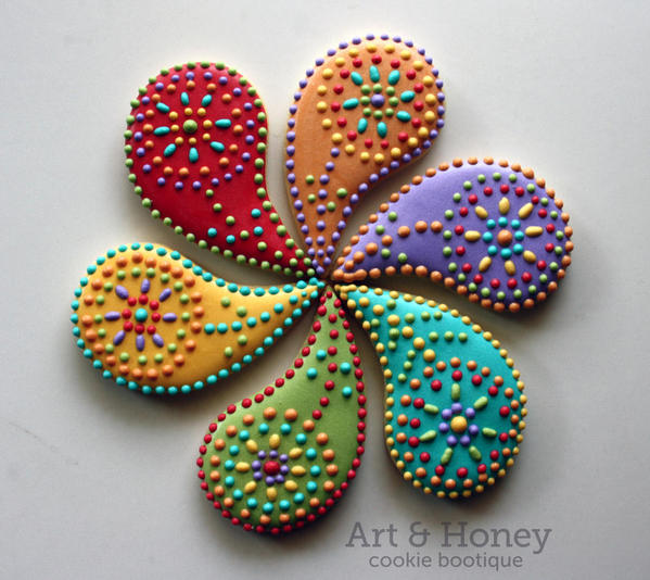 Paisley Flower - Art & Honey -1