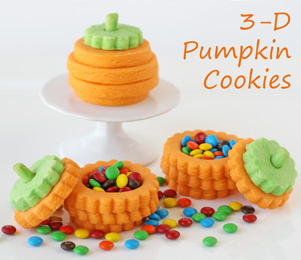 3-D Pumpkin Cookies