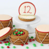 3-D Christmas Drum Cookies: Cookies and Photo by Glory Albin