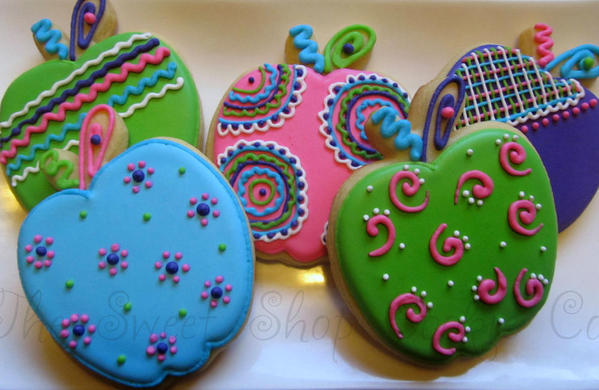 Funky Apples - The Sweet Shop Cookie Company-7