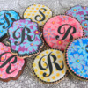 Finished Monograms - A Slightly Better View: Cookies and Photo by Julia M Usher
