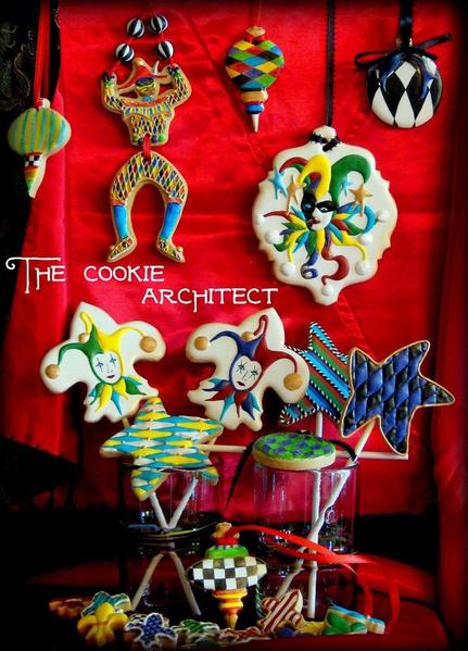 Suspended Cookies_Jester Set_The Cookie Architect