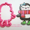Skating Penguin Cookie Cutter: Cookie and Cutter By Cristin's Cookies