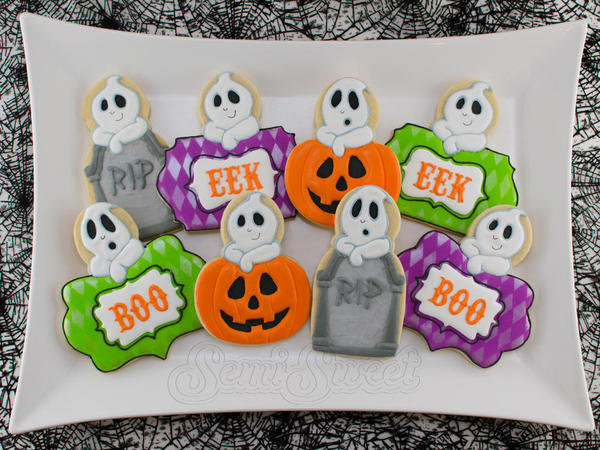 Halloween Ghost Cookies - Mike at Semi Sweet - 10