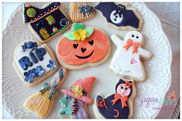 Halloween Fondant Cookies - Tina at Sugar Wishes - 4