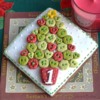 Button Christmas Tree -  Day 1: By Sugar Pearls Cakes and Bakes