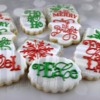 Holiday Message Cookies: Photo and Cookies by Shannon Heupel
