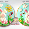 Easter Cookies, Eaten by Daughter Lili: Cookies and Right Photo by Chapix Cookies; Left Photo by Cookies Para Todos