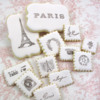 Paris-Themed Rubber Stamp Set: Photo Courtesy of Fancy Flours