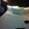 Bed in Hotel: Cruddy iPhone Photo by Julia M Usher