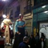 Day 10 - Les Festes de Sant Eulàlia in the Gothic Quarter: Fuzzy Photo Courtesy of Julia's iPhone