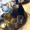 An Array of After-Meal Liqueurs: Fuzzy Photo Courtesy of Julia's iPhone