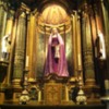 Gilded Shrine in the Church: Fuzzy Photo Courtesy of Julia's iPhone