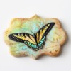Handpainted Butterfly Cookie: Cookie and Photo by Arty McGoo