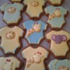 Jungle Onsies: Jungle Themed Baby Shower cookies