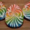 #10 - Rainbow Tie-Dye Easter Eggs: By Belleissimo Cookies