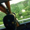 Terraced Italian Hillside Through Bus Window: Cruddy Photo Courtesy of Julia's iPhone