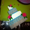Her Amazing Wedding Cake Cookie: Cruddy Photo Courtesy of Julia's iPhone
