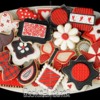 Black and Red Set: Cookies and Photo Courtesy of CookieCrazie