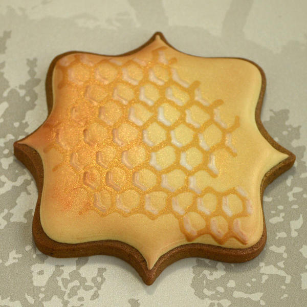 Honeycomb with Luster Dust