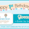 Cookie Connection Birthday Giveaway Banner: Graphic Design by Pretty Sweet Designs