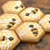 Bees on Honeycomb: Photo and Cookies by Honeycat Cookies