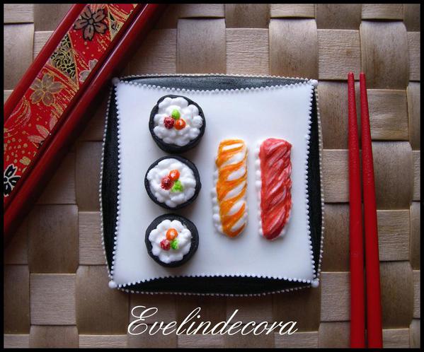 Sushi cookies Evelindecora - 5