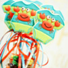 Top Cookies on Sticks - Crab Onesies: By Shannon Tidwell
