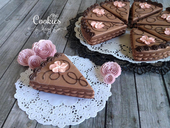 Triple-Layered Chocolate Cake Cookies - Cookies by Missy Sue - 3