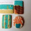 Surf and Sand: Cookies and Photo by Roll Your Own Cookie