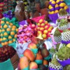 Lavish Fruit Stall at Mercado Municipal: Fuzzy Image Courtesy of Julia's iPhone