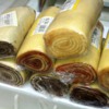 Rolled Cakes Filled with Dulce de Leche, Guava Paste, and Other Sweets: Fuzzy Image Courtesy of Julia's iPhone