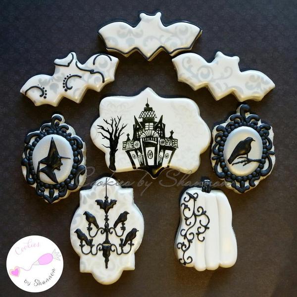 Victorian-Inspired Halloween - Cookies by Shannon -1