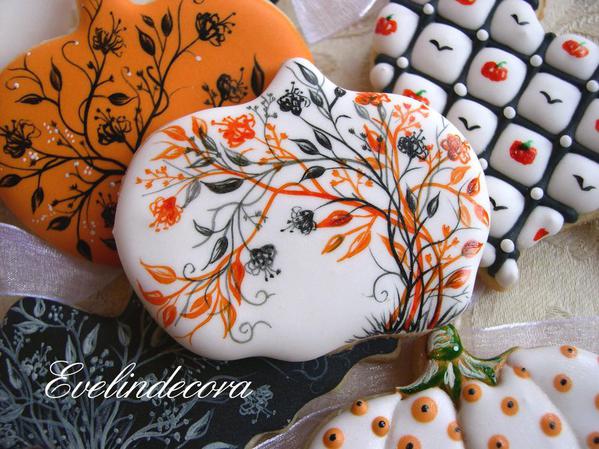 Halloween Pumpkin Cookies - Evelindecora - 1