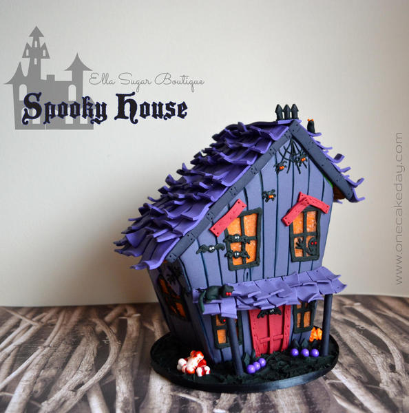 Halloween Spooky House - One Cake a Day - 3-d