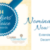 2014 Cookiers' Choice Awards Banner - EXTENSION!: Design by Pretty Sweet Designs/Julia M Usher