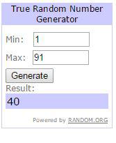 FinalNumber Draw - Tunde Giveaway