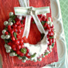 Best of Etched/Scratched Cookies - Red Berry Christmas Wreath: By Art Et Délices By Meriem