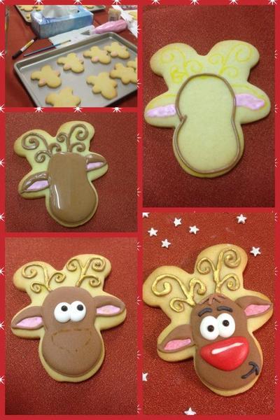 How to Make a Reindeer - The Cookie Studio - 1