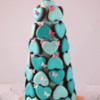 Finished Heart Cookie Tower, Again!: Cookie Tower and Photo by Sugar Pearls Cakes &amp; Bakes