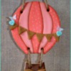 Hanging Hot Air Balloon Cookie: Cookies and Photo by Sugar Pearls Cakes &amp; Bakes