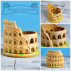 3-D Roman Colosseum: Cookie and Photo by Hani of Haniela's