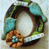 Spring Wreath Cookie: Cookie and Photo by Sugar Pearls Cakes &amp; Bakes