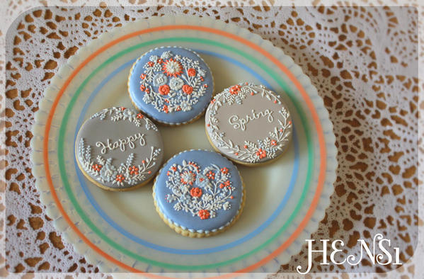 Spring Flower Cookies - HENS1 - 5