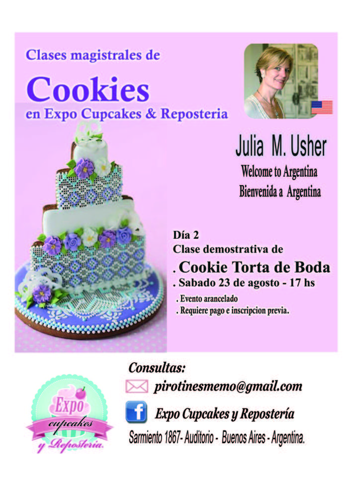 Julia M Usher at Expo Cupcakes y Reposteria - Day Two Demo