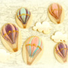 Hot Air Balloon and Cloud Cookies: Cookies and Photo by Honeycat Cookies